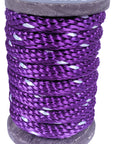 Solid Braid Polyester Rope (Purple with Tracer) (4578990719066)