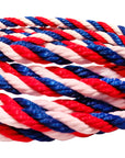 Twisted Polypropylene Rope (Red, White & Blue) (1920597622874)
