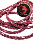Twisted Polypropylene Rope (Burgundy with White Tracer) (1920515342426)