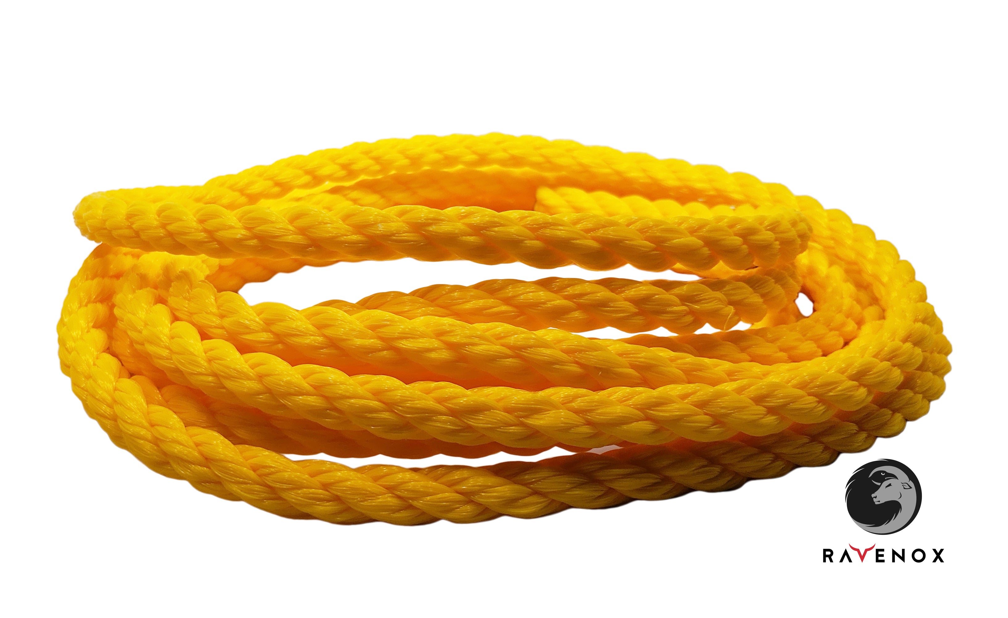Ravenox Yellow Twisted Polypropylene Rope | Thick Colorful Cord 1/4-Inch x 600-feet