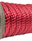 Solid Braid Polyester Rope (Red) (4578992521306)