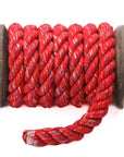 Twisted Cotton Rope (Red Glitter) (5652915457)