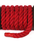 100% Natural Red Macramé Cotton Cord 3mm x 109 Yard Craft Cord for DIY Crafts Knitting Plant Hangers Yard Twine String Cord Colored Cotton Rope Christmas Wedding Décor (7472851976429)
