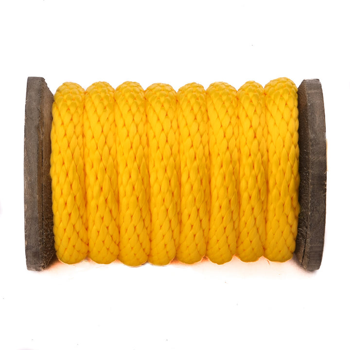 Solid Braid Polypropylene Utility Rope (Gold) (6459334529)