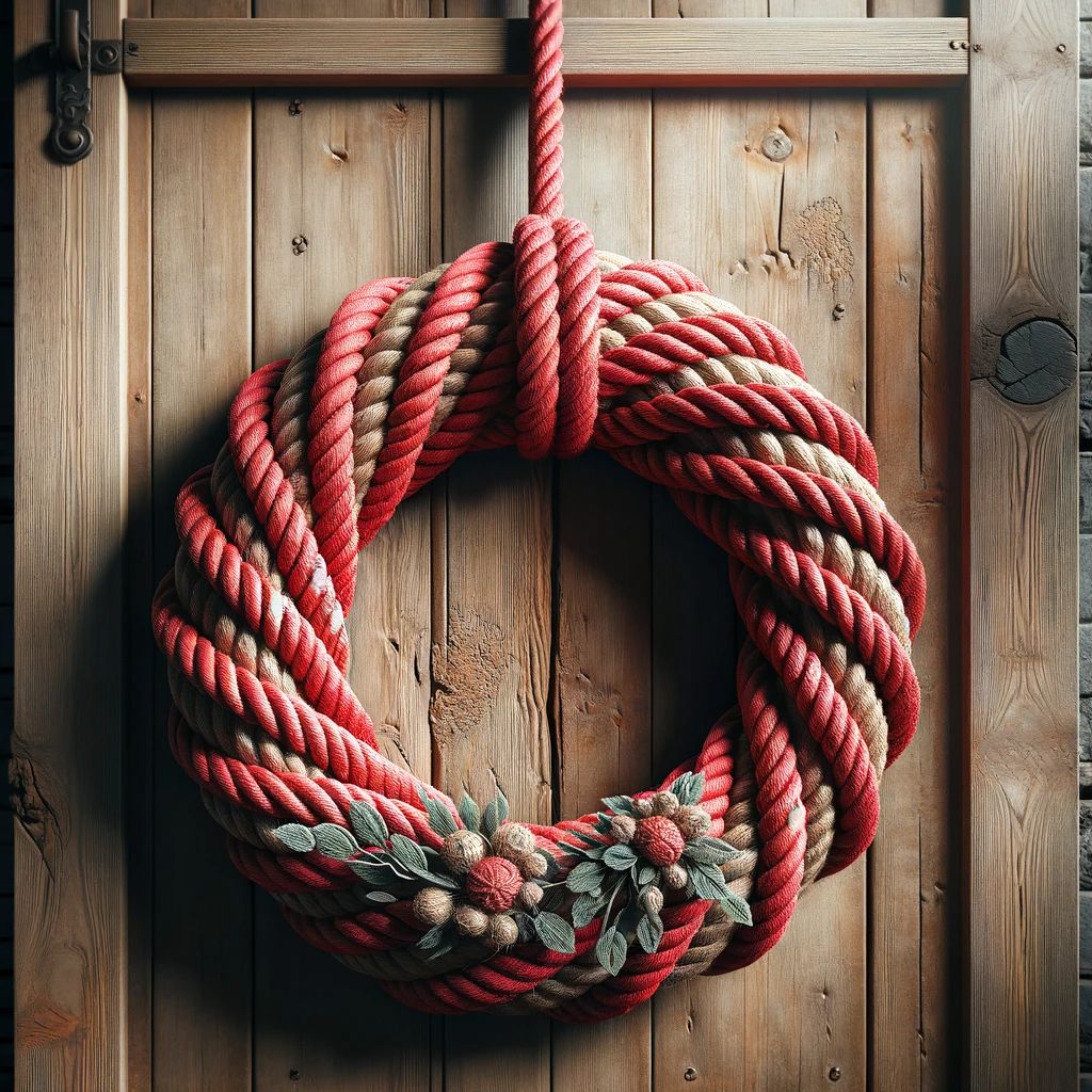 DIY Christmas Wreath Ornament Tutorial with Ravenox Cotton Rope