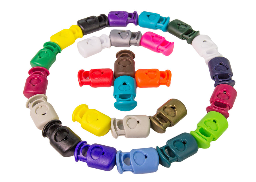 FMS Colored Cord Locks for Locks, Laces, Cord and More