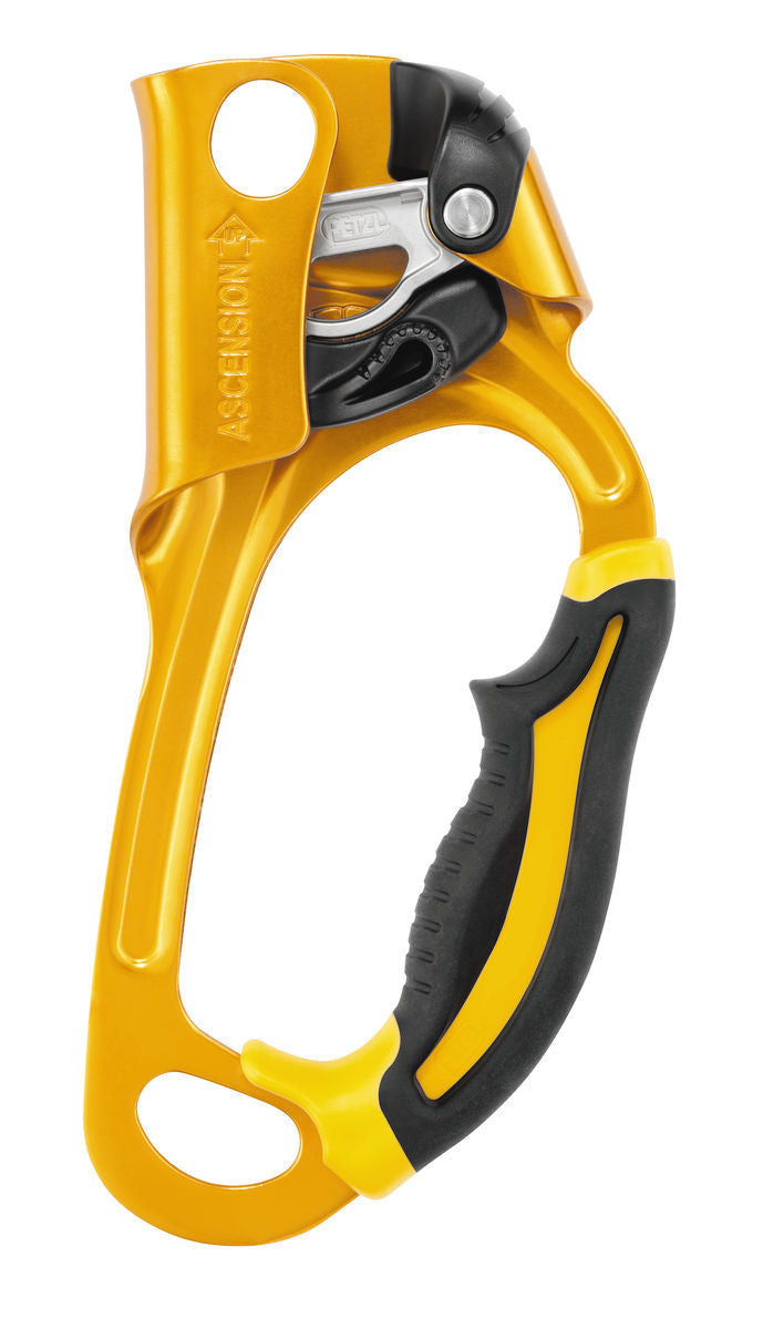 Petzl ASCENSION Handled Ascender - Right Hand - Gold/Black - B17ARA