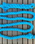 Ravenox Extra-Large Turquoise Cotton Rope Horse Lead Swatch. Durable, UV-resistant, and hand-assembled in the USA. Ideal for leading with confidence. Made by a certified Service-Disabled Veteran-Owned Business. (6479825409)