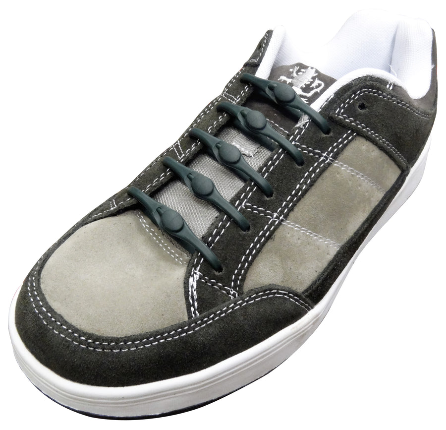 Dark Green Elastic No Tie Shoelaces - Comfortable and Versatile (8198507823341)
