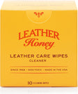 Leather Honey Leather Cleaning Wipes, 10 Pack