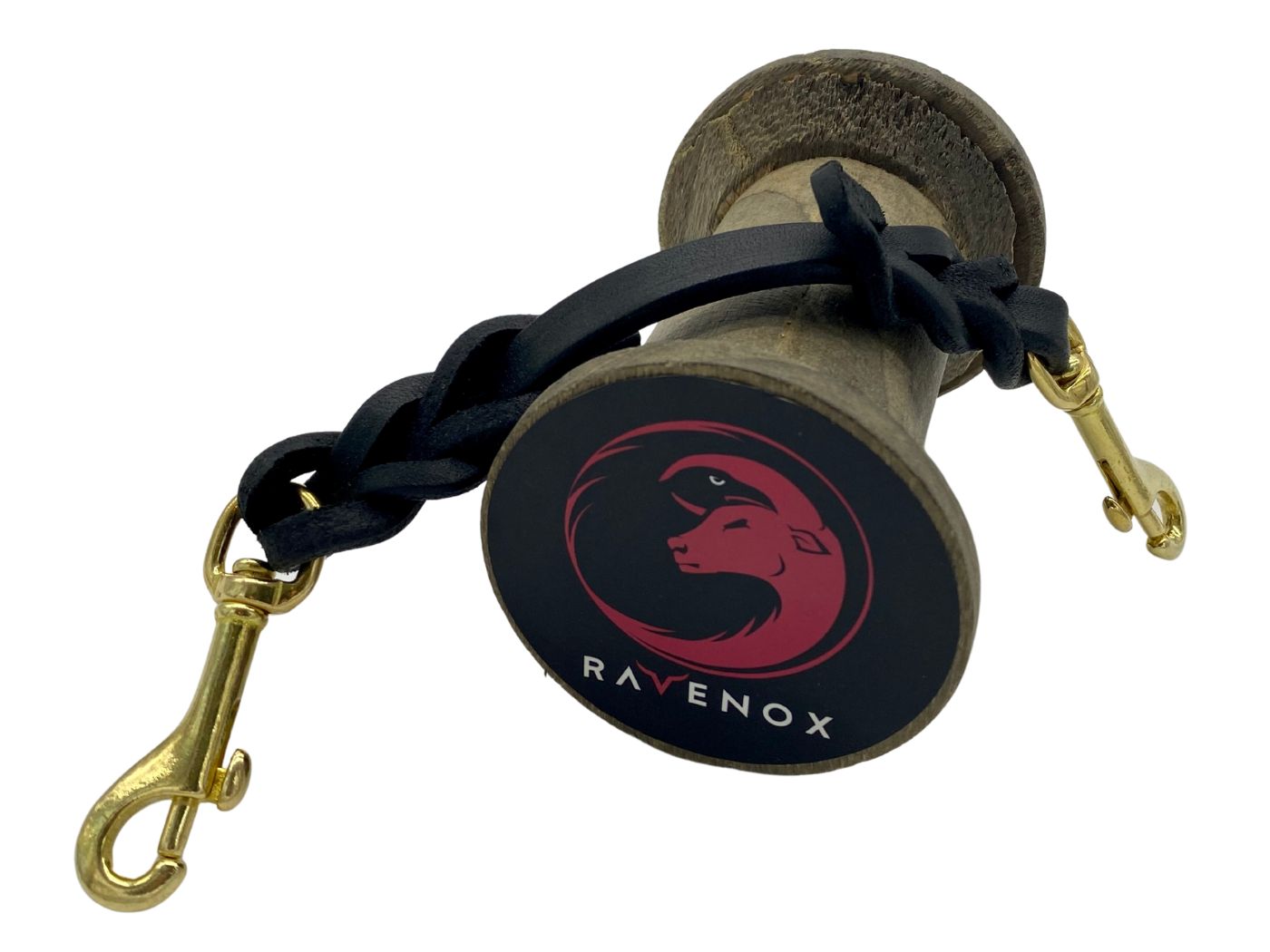 Leather Safety Cord Attachment Strap for Dog Collars and Harnesses (8092414836973)