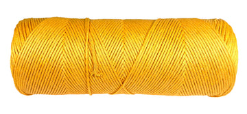 2mm & 3mm Single Strand Cotton Macrame Cord (Gold) (8357474599149)