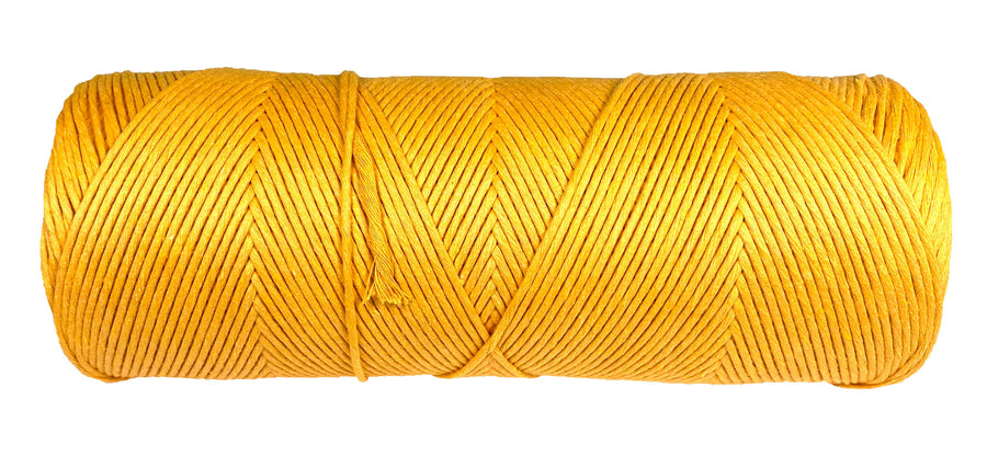 Luminous spool of Ravenox Gold/Yellow Cotton Whipping Twine, combining vivid appeal with powerful fraying prevention. (8431823257837)