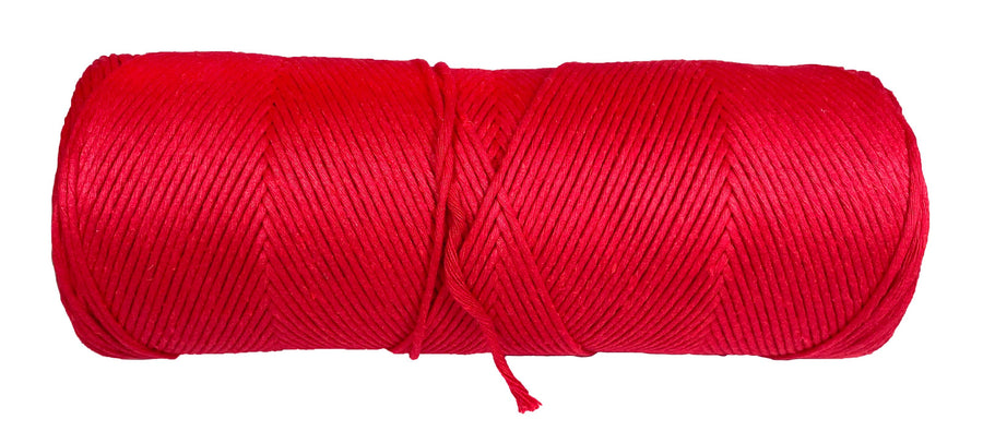 Vivid spool of Ravenox Red Cotton Whipping Twine, weaving passion and steadfastness into your rope projects (8431823257837)