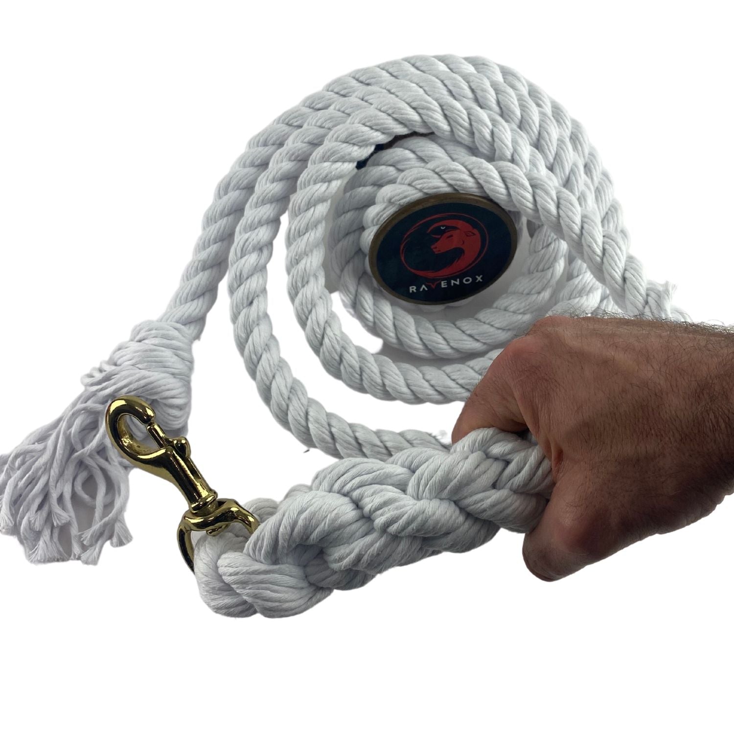 Ravenox Large Horse Lead Snow White Leading Horses Rope (6479825409)