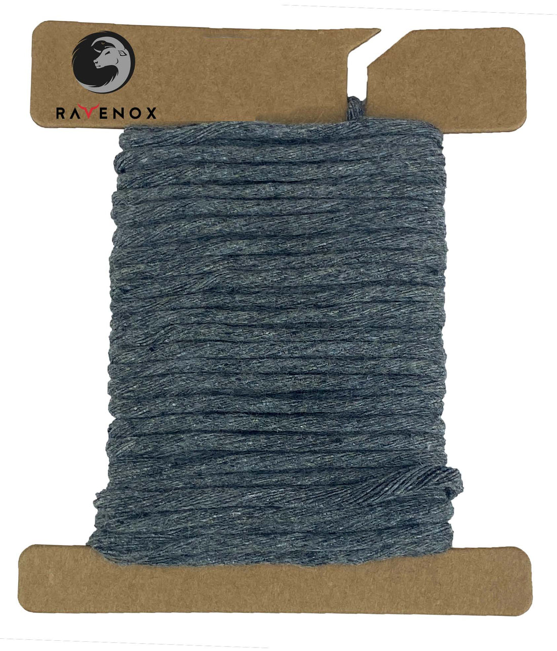 Ravenox Grey Macrame Cord - 2mm & 3mm Single Strand Craft Cord