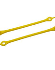Yellow No Tie Silicone Shoelaces - Vibrant and Trendy footwear accessory. (8198507823341)
