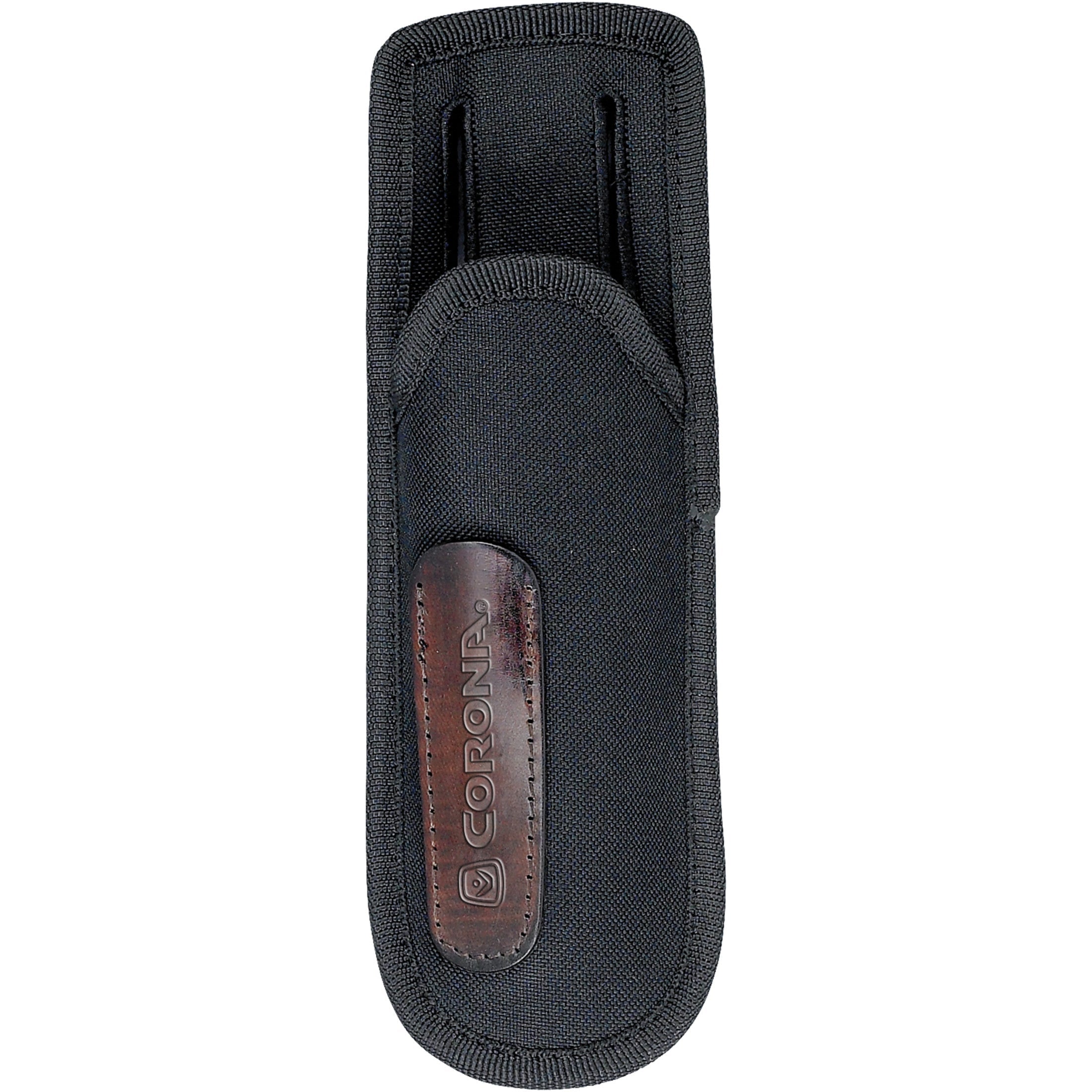 Corona AC 4510 black nylon tool pouch with a front storage pocket and Corona badge