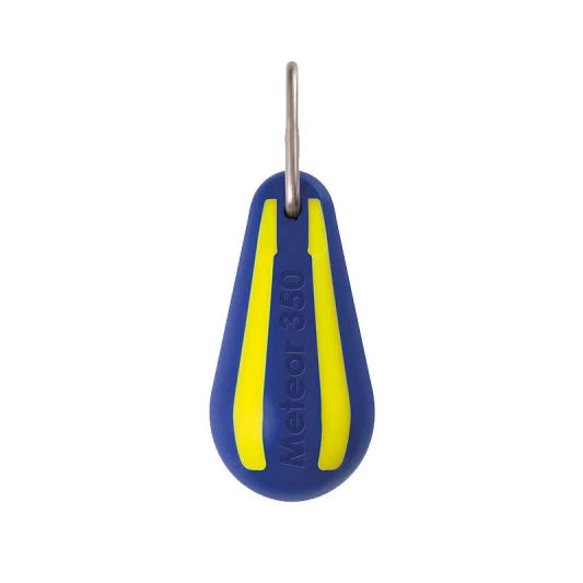 FTC Meteor 2 350 g throw weight in blue and yellow