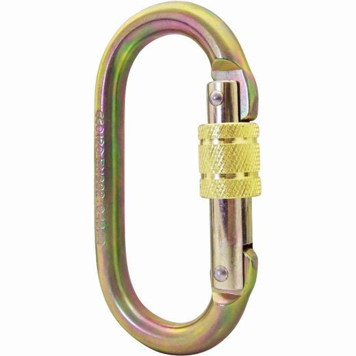 ISC KH311 Oval Steel Screwgate Carabiner
