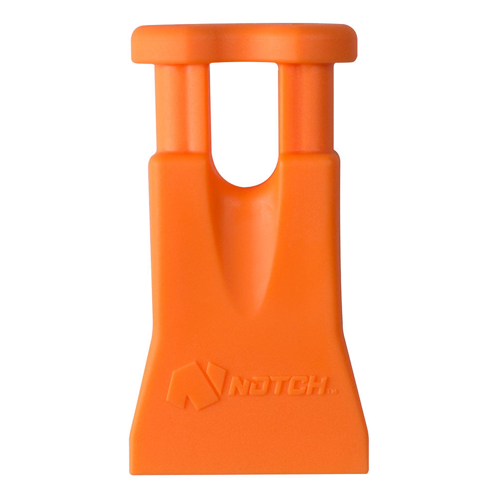 Single orange Notch Climber’s Best Friend mini wedge with a large attachment opening