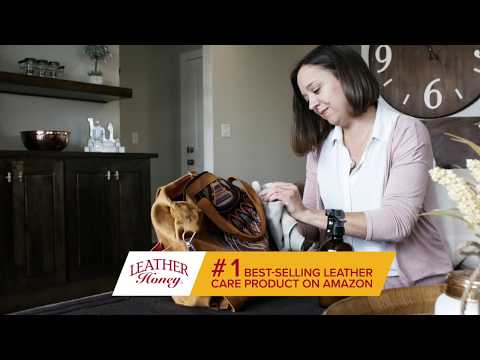 Video thumbnail showcasing Leather Honey products, featuring demonstrations of leather conditioning and protection, with scenes of application on various leather items to highlight the product's effectiveness and versatility.