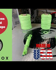 Video displaying the features and applications of Ravenox's Lime Green Twisted Cotton Rope on the product listing page.