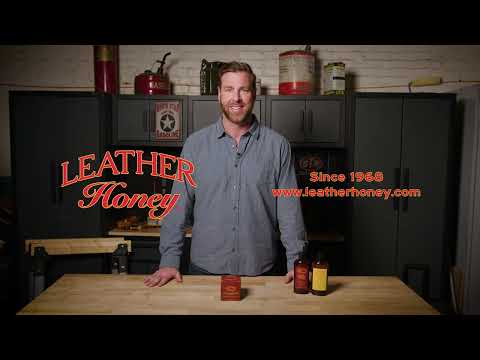 Video thumbnail showcasing Leather Honey Leather Care Wipes (10 Pack) - Leather Conditioner in its packaging box, illustrating the product's convenient and ready-to-use wipes for leather conditioning, with scenes of the box and wipes.