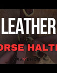 Video showcasing the Ravenox Leather Breakaway Horse Halter, highlighting its authentic Amish craftsmanship, premium American Latigo leather, and fully adjustable design for maximum equine comfort and elegance.