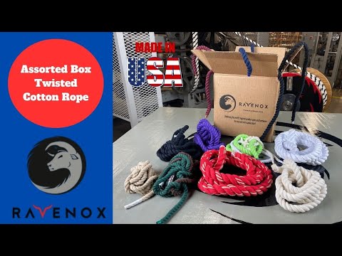 Assorted Box of Cotton Ropes | Assortment of Colors & Diameters – Ravenox