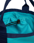 Close-up of the drawcord closure on the Sherrilltree Simple Rope Bag.