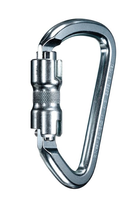 SMC ANSI FP steel auto-locking carabiner without a captive pin