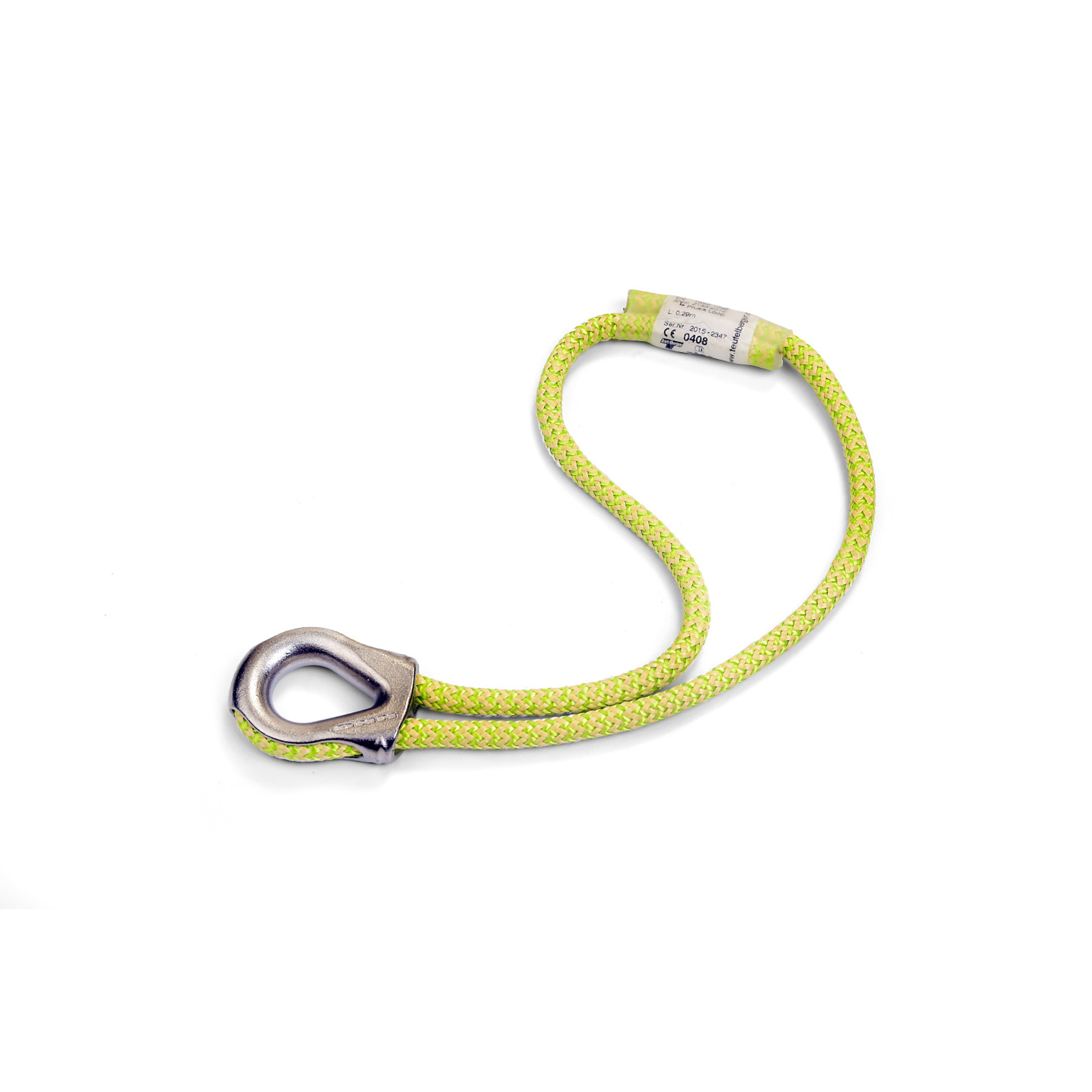 Teufelberger Ocean Dyneema Loop T, 7 mm cord with integrated metal thimble