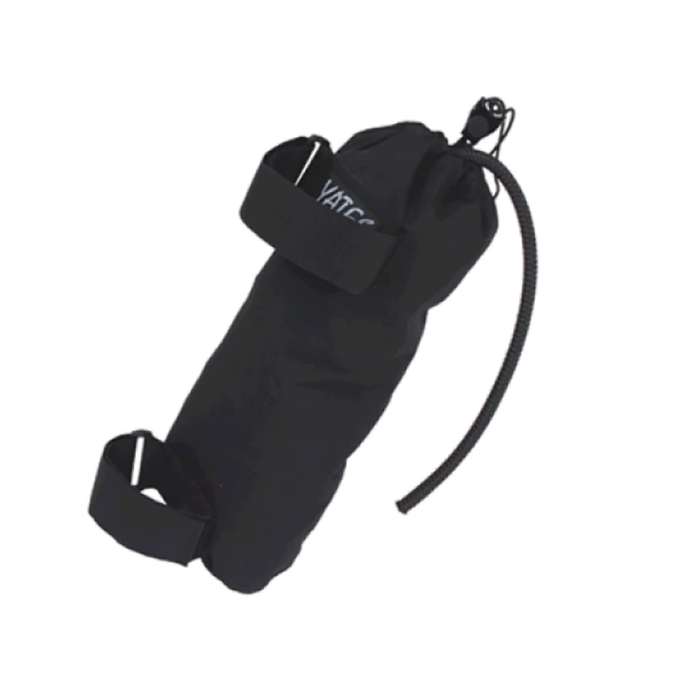 Yates Tactical Rope Bag in black with lower-leg straps and drawcord closure; representative supplier photo
