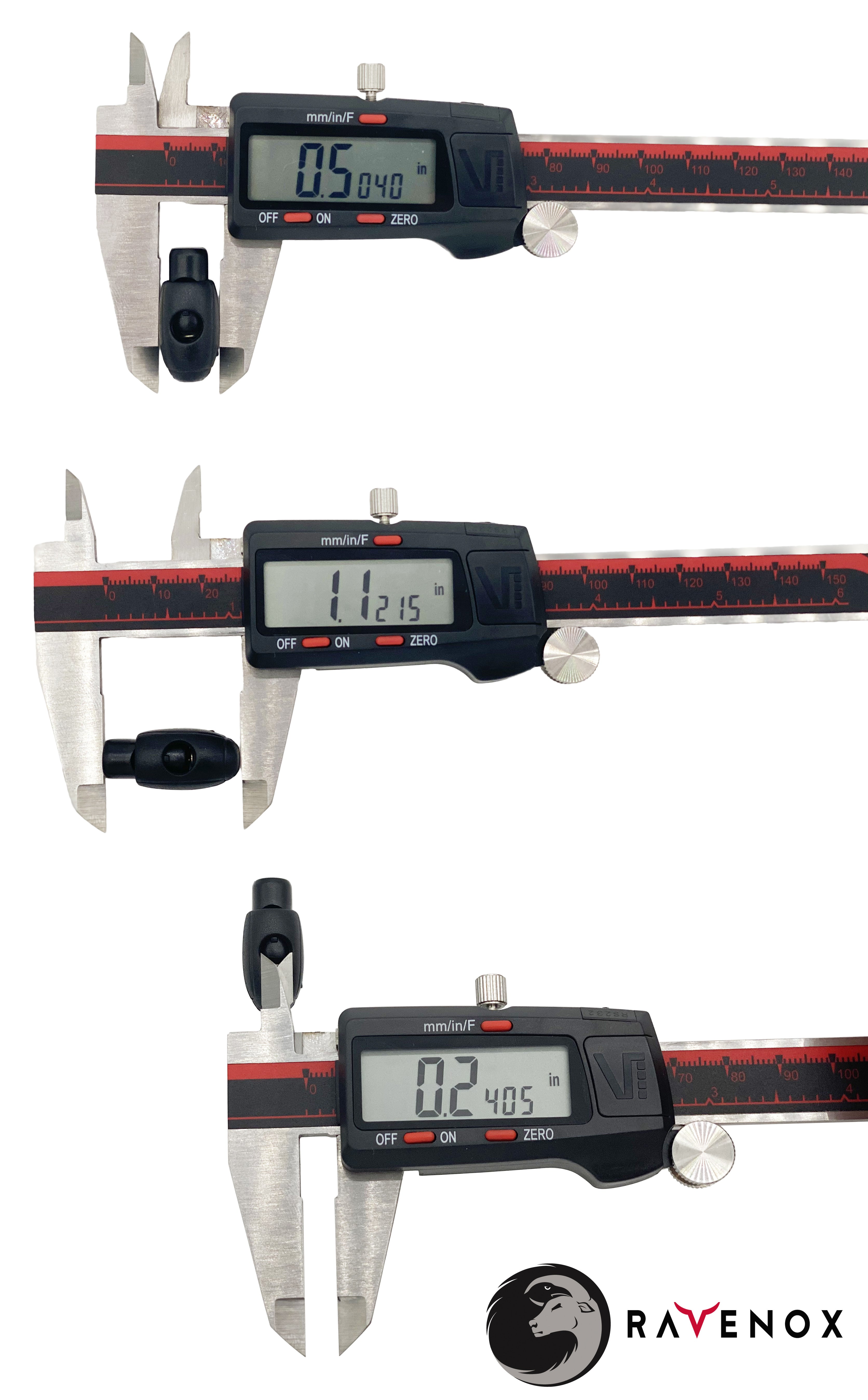 Ravenox Oval Cord Locks for 550 Paracord Projects COVID-19 Face Masks Bungee Cord (1904423233)