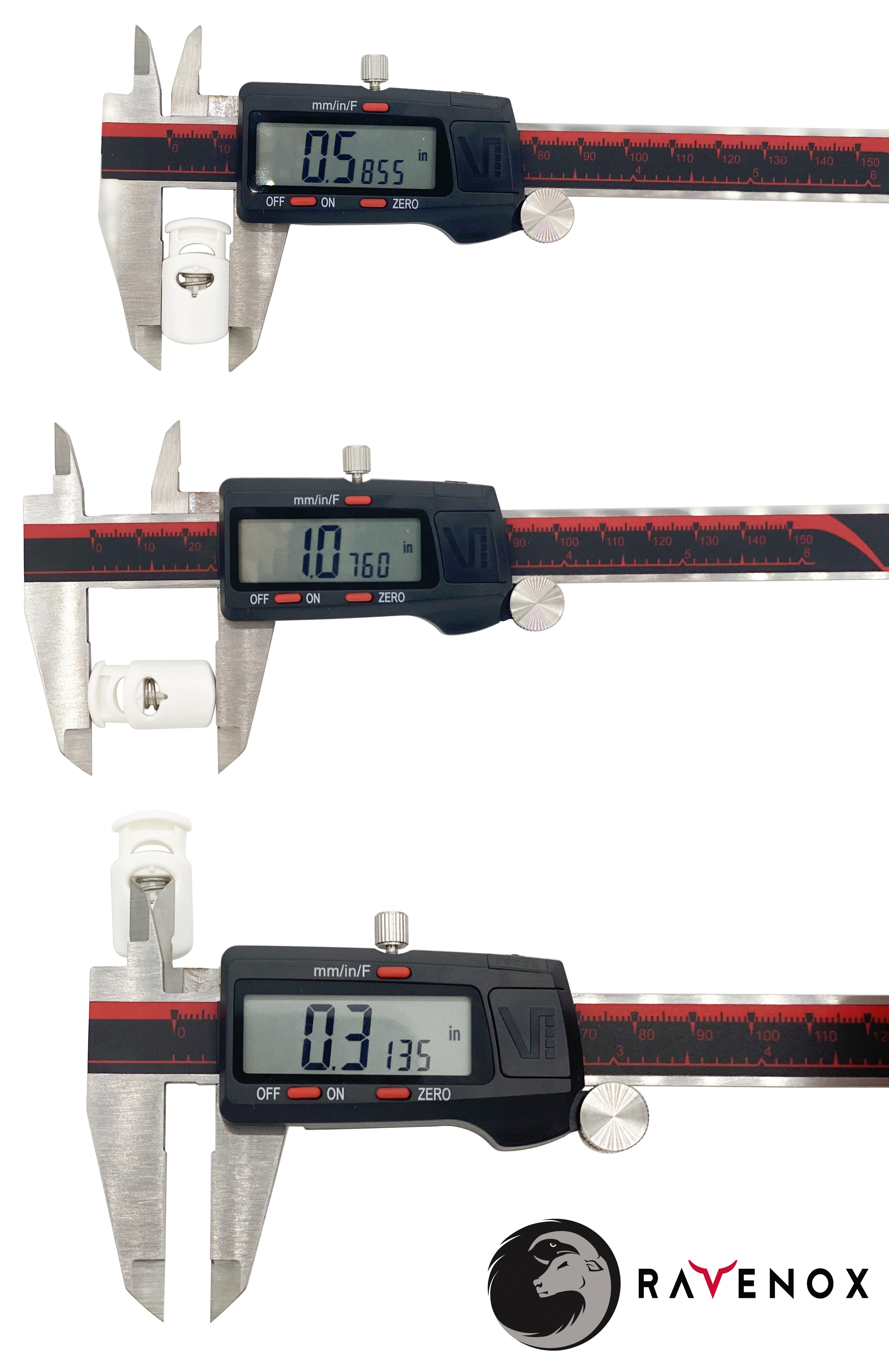 Ravenox Ellipse Cord Locks for 550 Paracord Projects COVID-19 Face Masks Bungee Cord (1494596929)