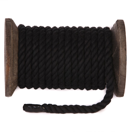 Ravenox Black Twisted Cotton Rope | Great Prices & Wide Variety