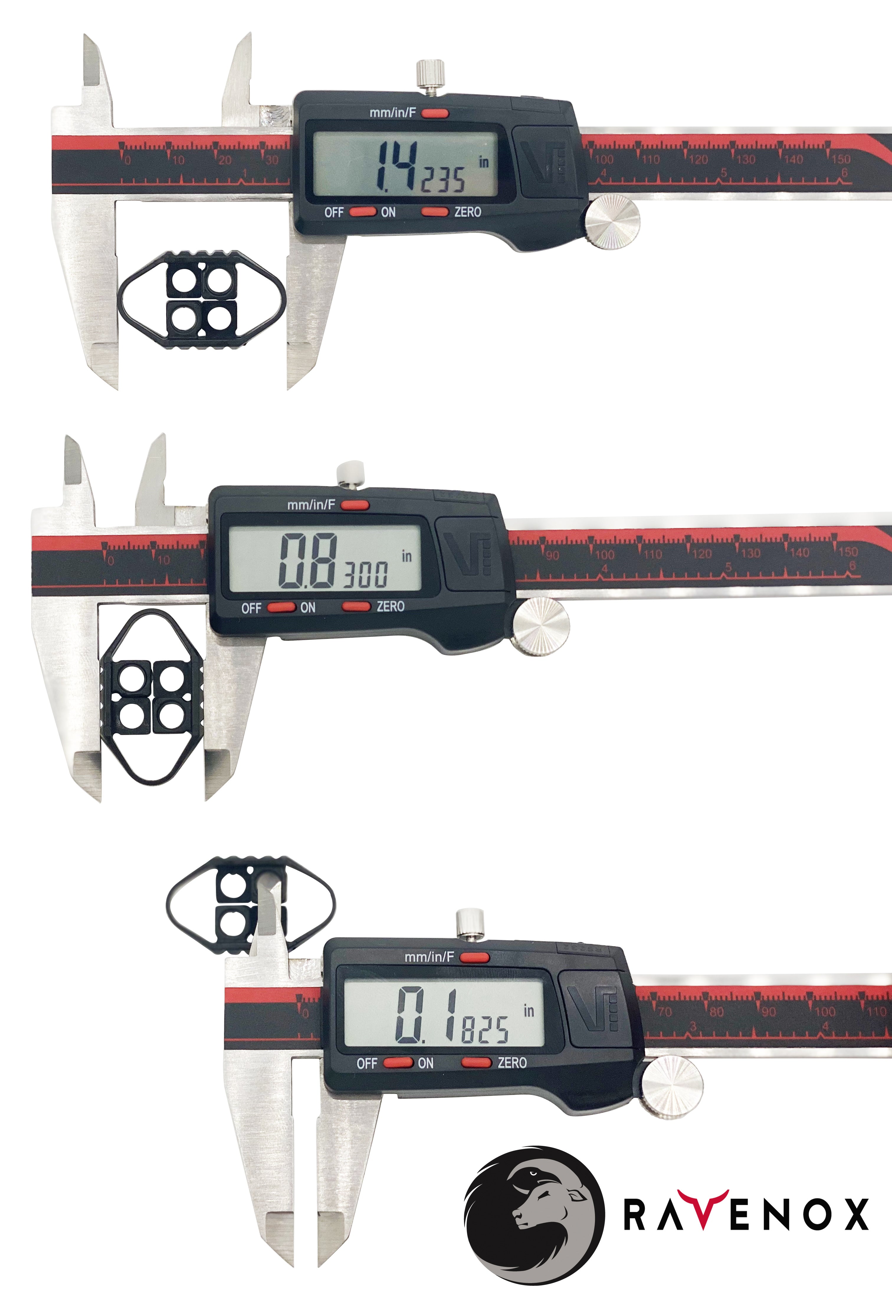 Ravenox Dual Hole Bow Cord Locks for 550 Paracord Projects COVID-19 Face Masks Bungee Cords (3980027905)