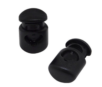Ravenox Black cord lock toggles toggle stoppers for shoes drawstrings cord cordage rope cords ropes (1301419009)