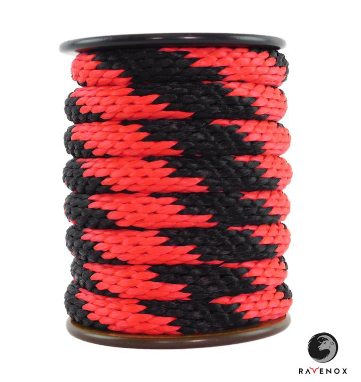 Black & Red Utility Ropes | Special Thin Red Line Derby Rope – Ravenox
