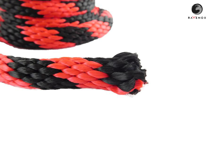 Black & Red Utility Ropes | Special Thin Red Line Derby Rope – Ravenox