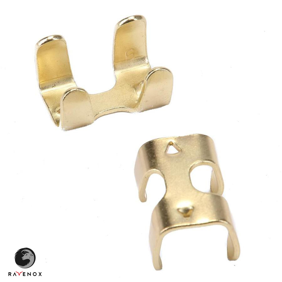 Ravenox 5/8-inch heavy duty metal double rope clamp for securing rope (7196038785)