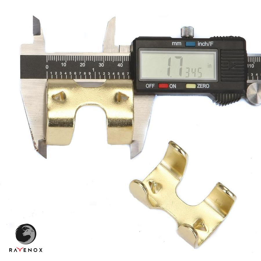 Ravenox 5/8-inch heavy duty metal double rope clamp length measurement (7196038785)