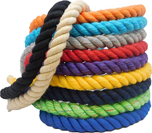 Super Soft Triple-Strand Twisted Cotton Rope (Sample Pack) (6666711937)