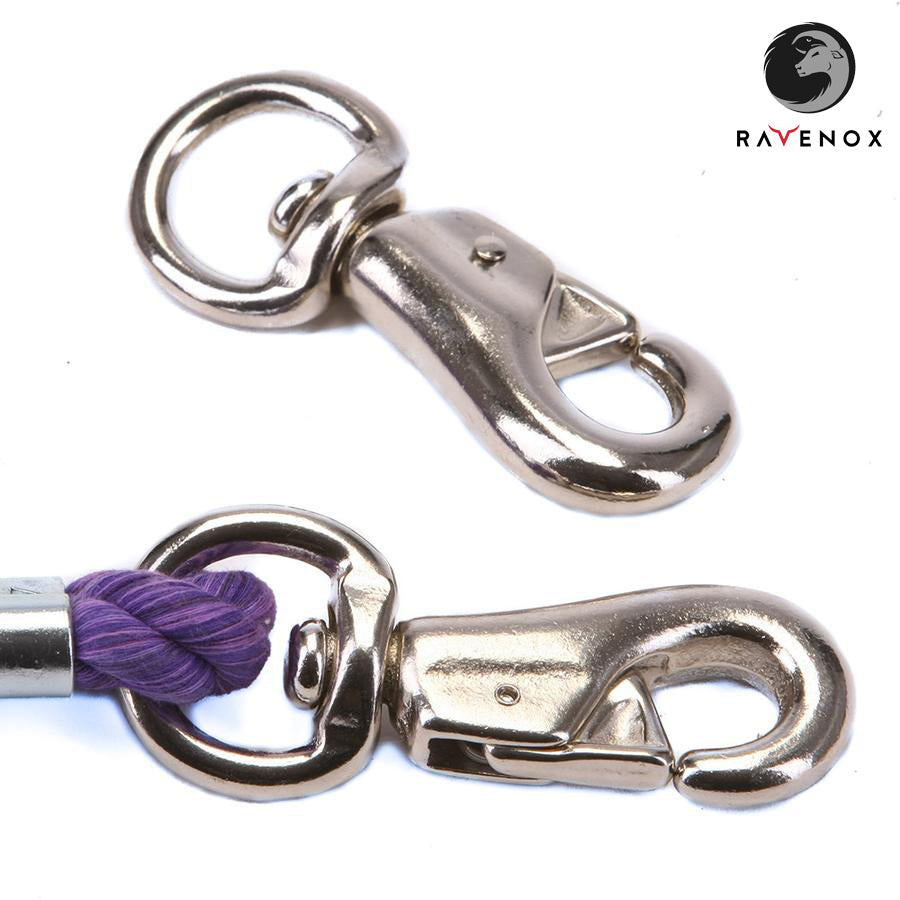 Ravenox_Nickel_Plated_Swivel_Bull_Snaps_to_secure_rope_wire_cordage (7252484289)