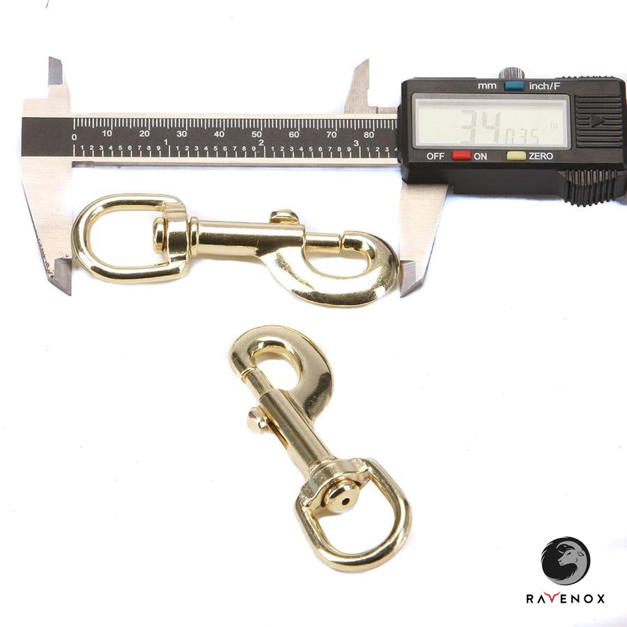 Ravenox 1-1/4-inch swivel snap length measurement  (1903992799322)