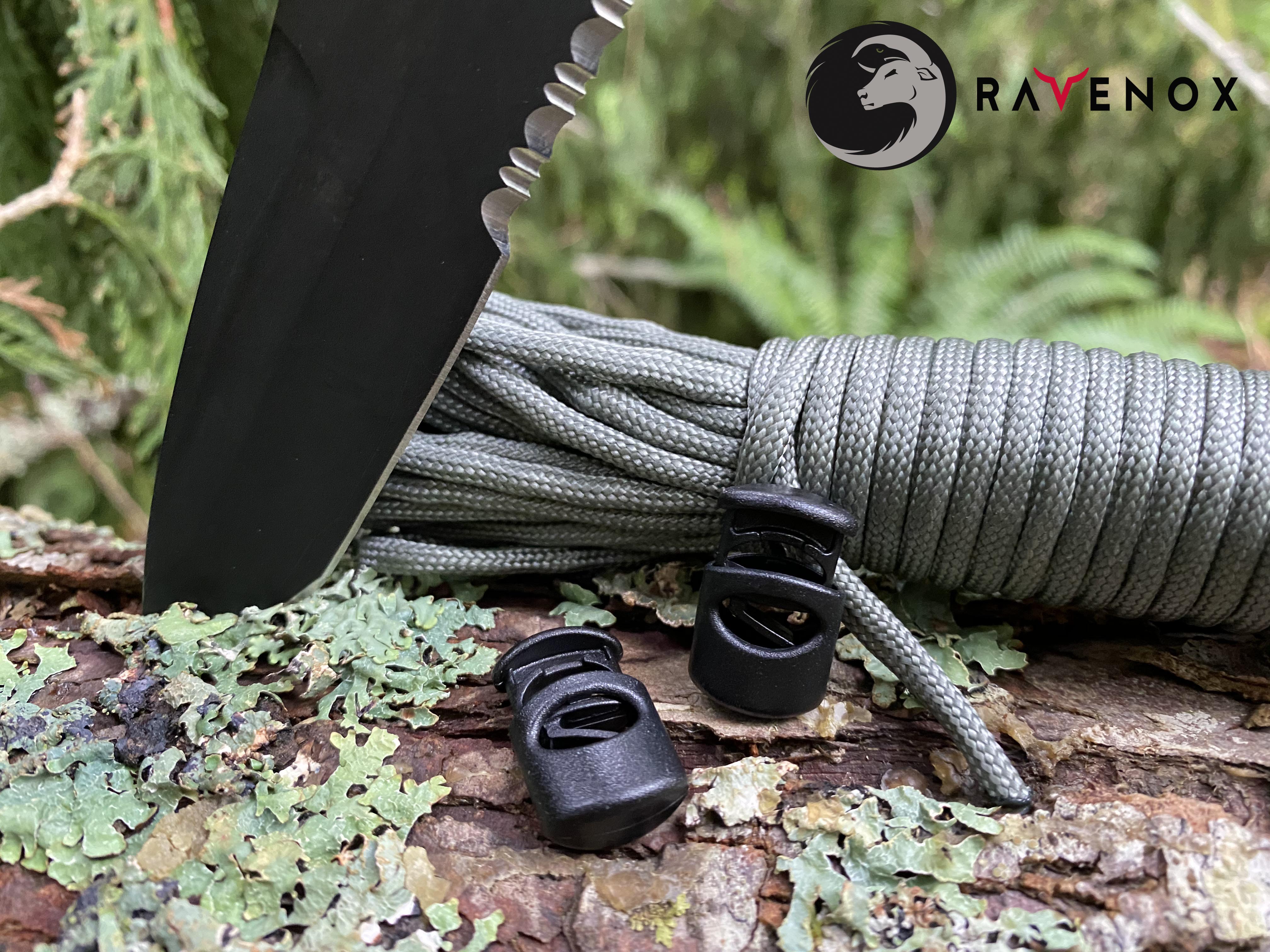 Ravenox cord lock toggles toggle stoppers for shoes drawstrings cord cordage rope cords ropes (5289553330327)