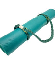 Ravenox Adjustable Yoga Mat Carrier | Cotton Tote for Pilate’s and Yoga Green (7469718307053)