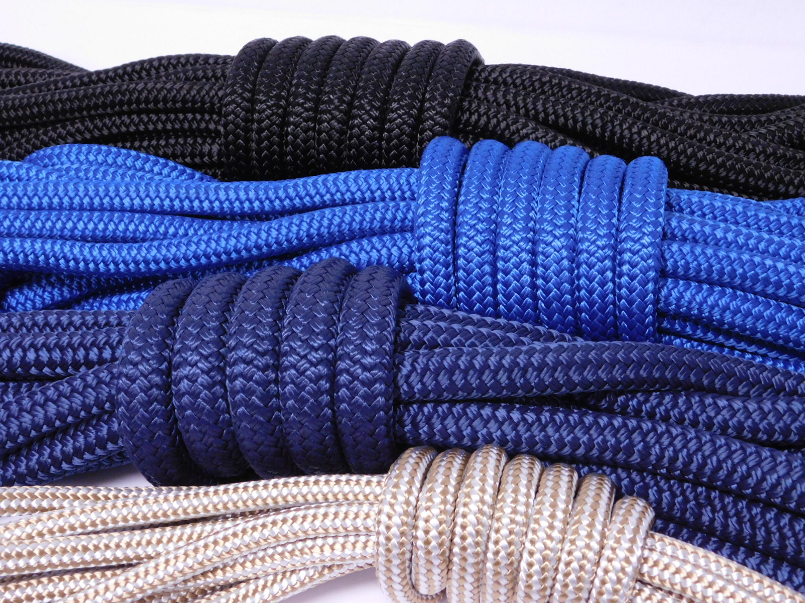 NovelBee 1/2 Inch x 300 Feet Double Braid Nylon Rope with 1/4 Inch x 15  Feet Galvanized Chain for Boat Anchor Rope and Dock Line