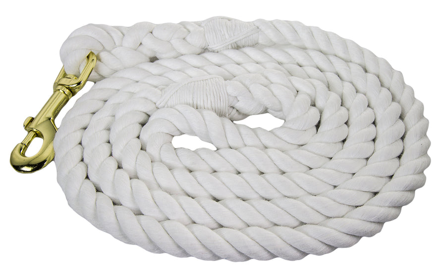 Ravenox Twisted Cotton Rope Dog Leash Walking Dogs Lead Lines Puppies Training Snow White (6132388659400)